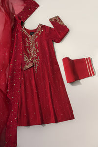 Abraya Maroon