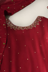 Abraya Maroon