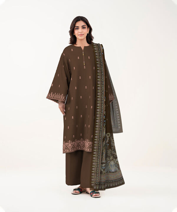 3 Piece - Embroidered Lawn Suit
