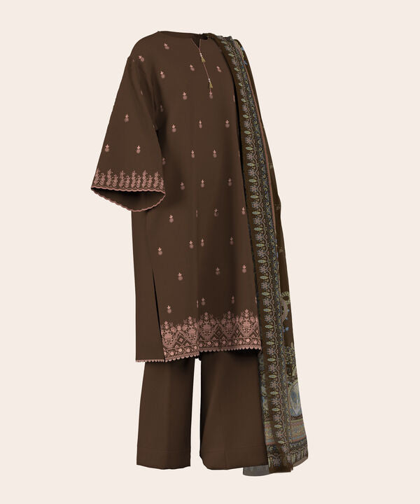 3 Piece - Embroidered Lawn Suit