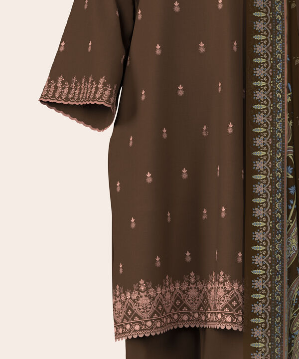 3 Piece - Embroidered Lawn Suit