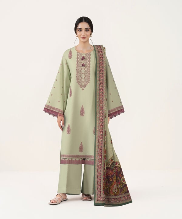 3 Piece - Embroidered Lawn Suit