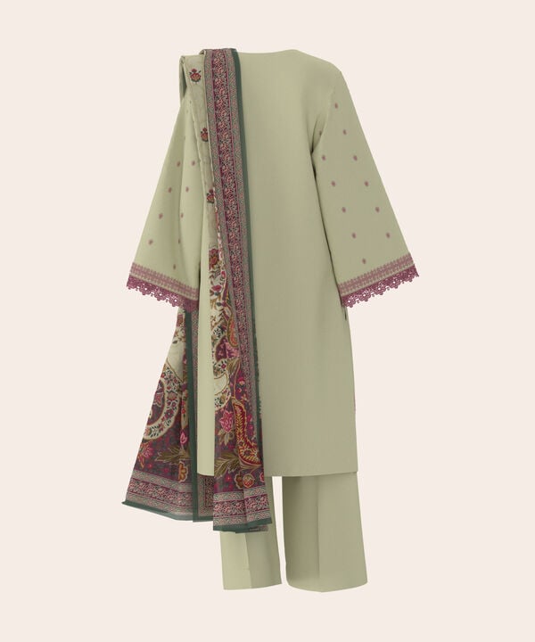 3 Piece - Embroidered Lawn Suit