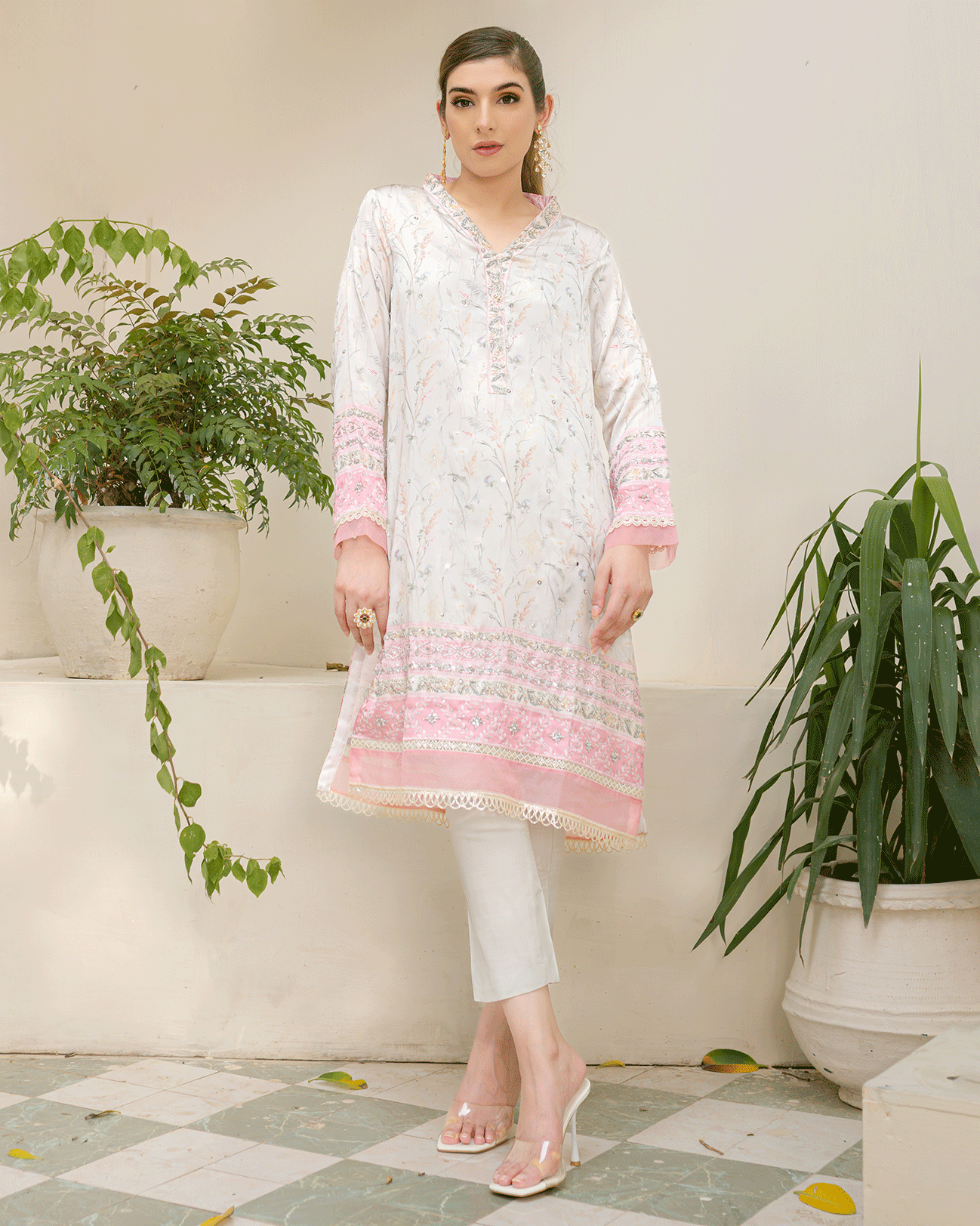 3 Piece Embroidered Lawn Suit