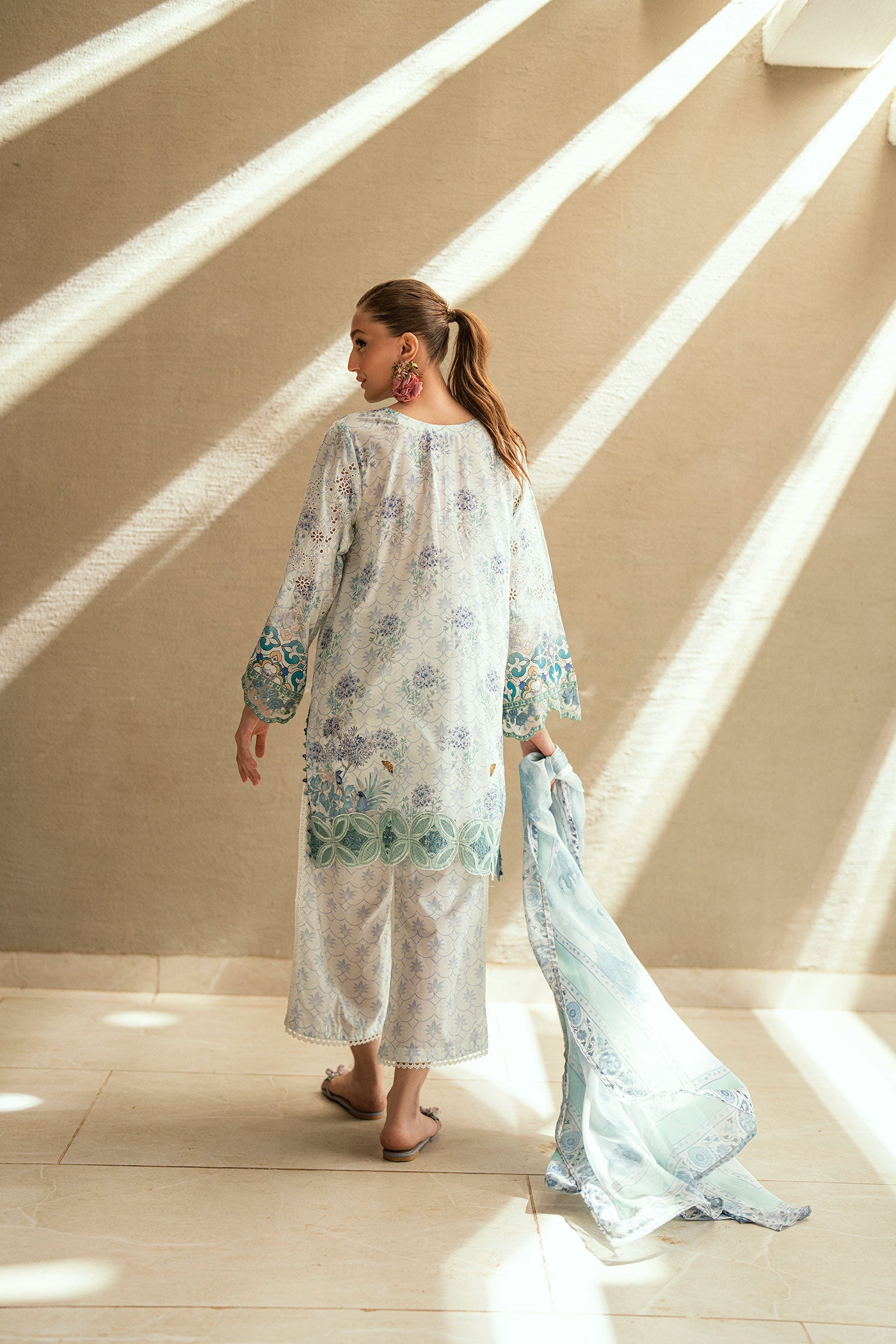 SS25DD-2537  SKY BLUE DUPATTA