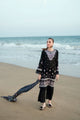 SS25DD-2540  BLACK DUPATTA