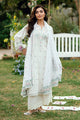 SS25DD-2630  OFF WHITE EMBRODERED DUPATTA