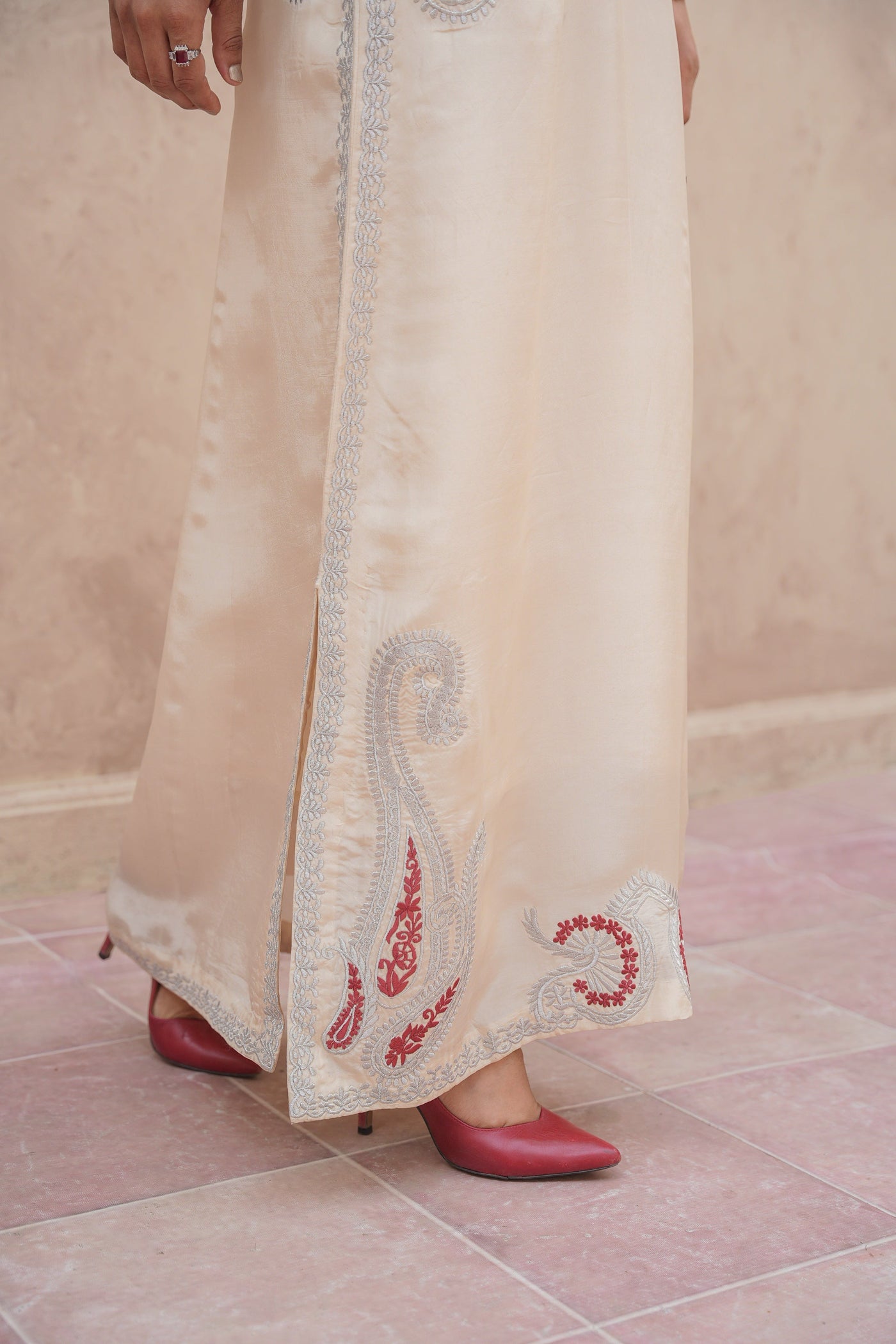 Serene White Kaftan