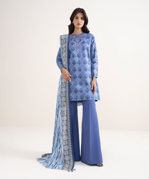 3 Piece - Embroidered Lawn Suit