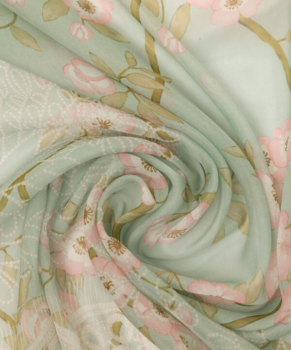 Printed Organza Dupatta