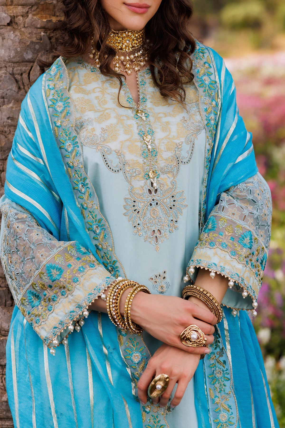 3-PC Unstitched Embroidered Lawn Collection CZ5-02