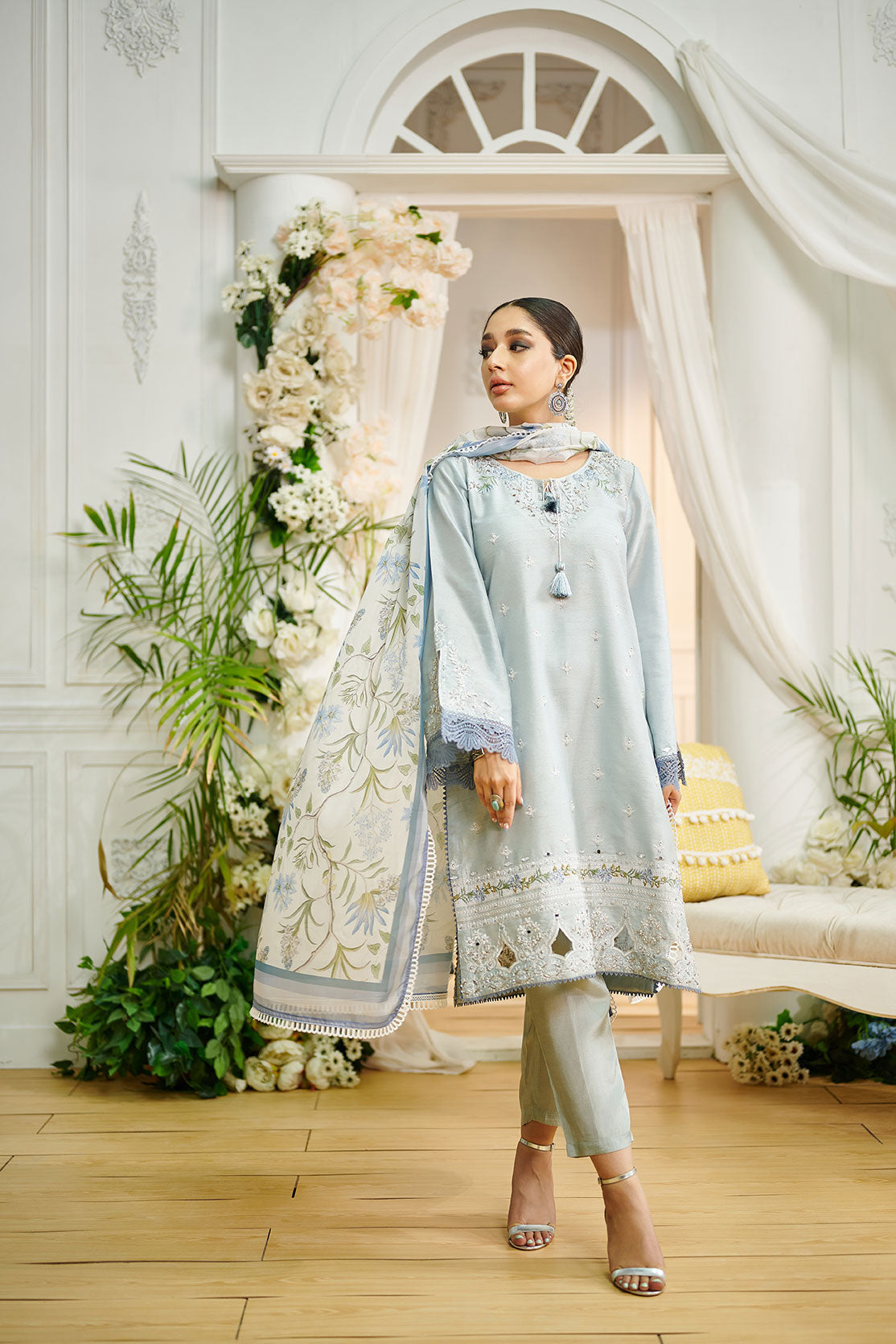 Dl-0202 Sky Blue 3Pcs