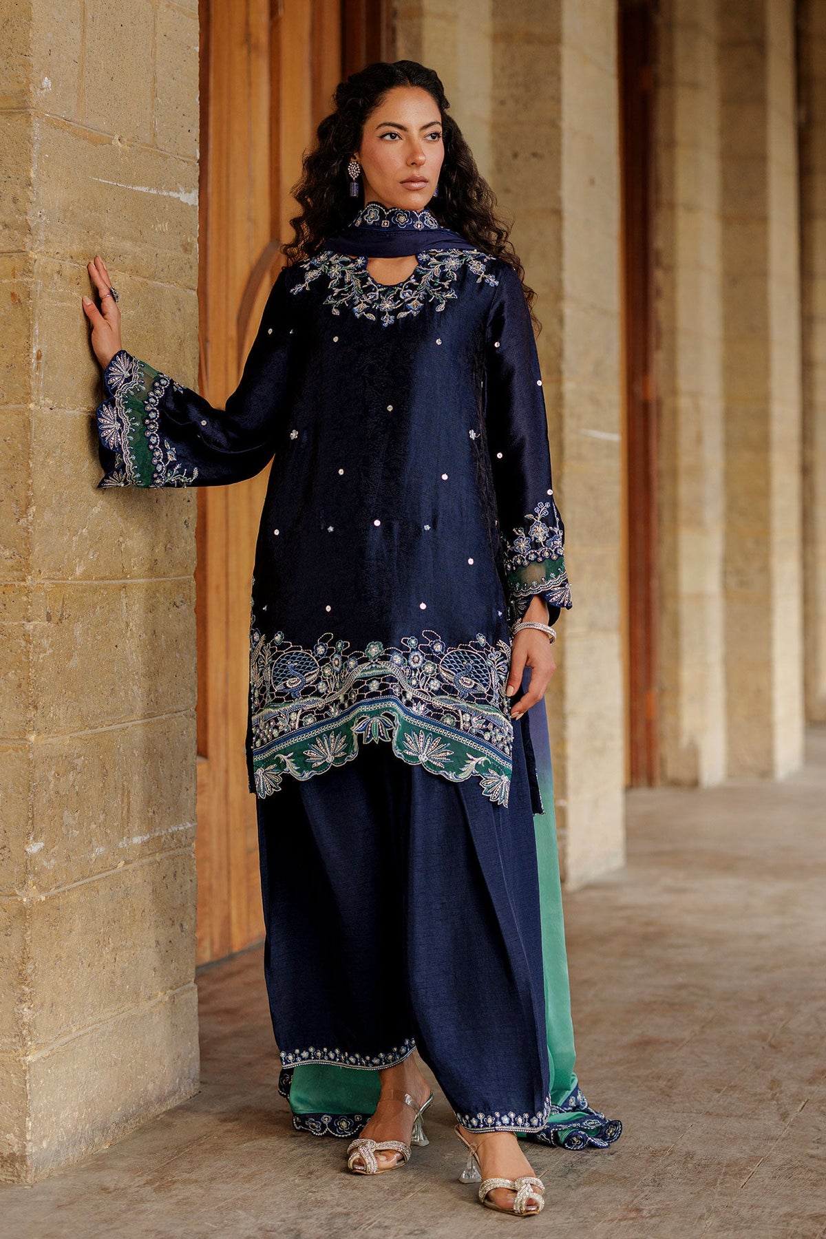 SS26DL-0357 NAVY BLUE 3PCS