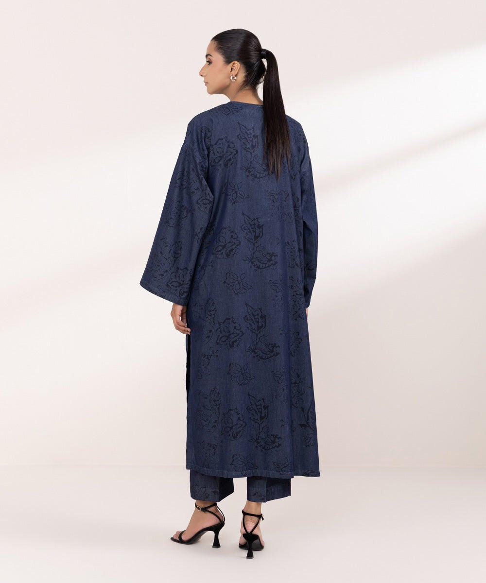 Printed Denim Shirt
