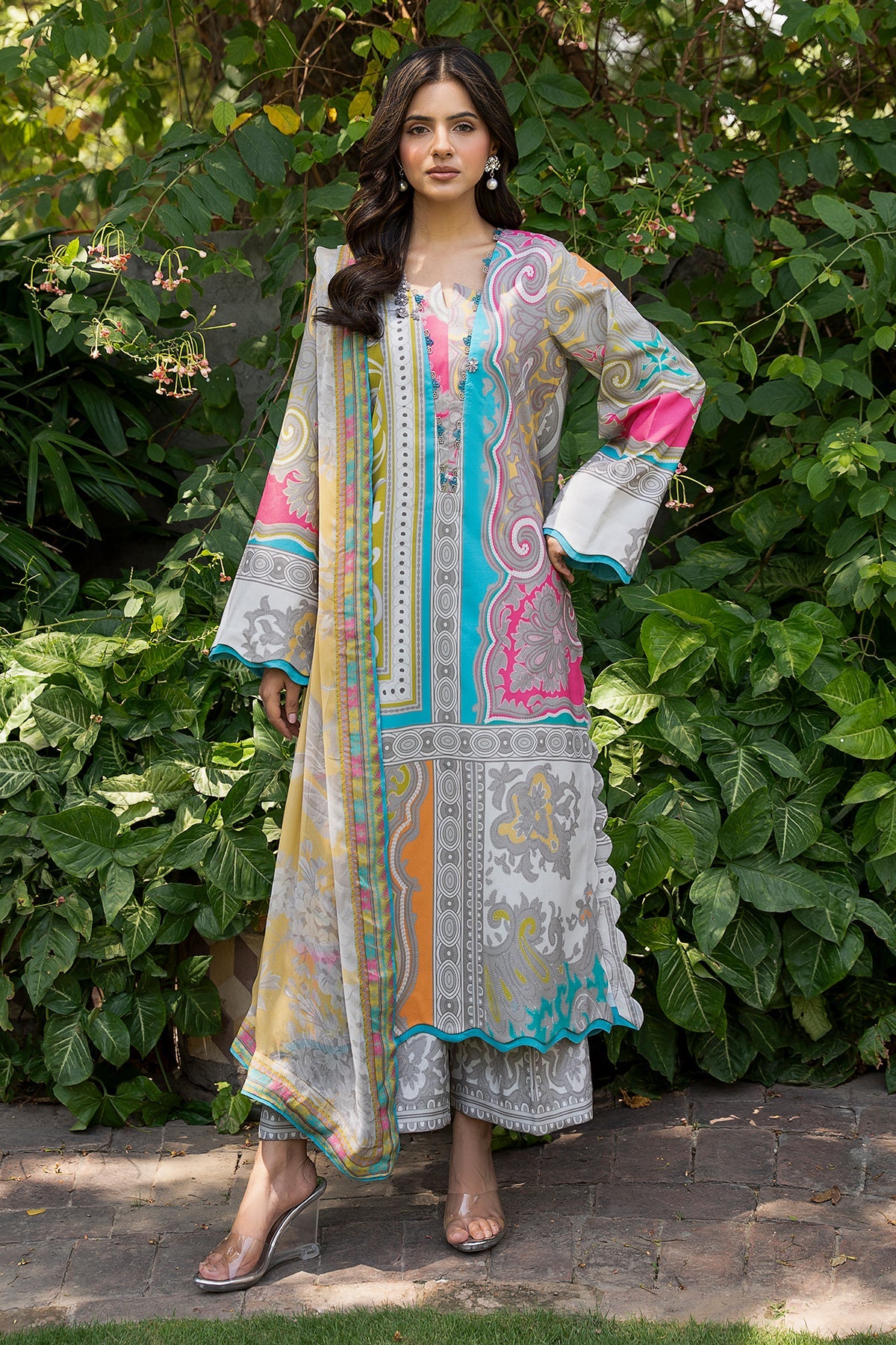 3-PC Unstitched Printed Lawn C-Print Vol 4 CP6-28