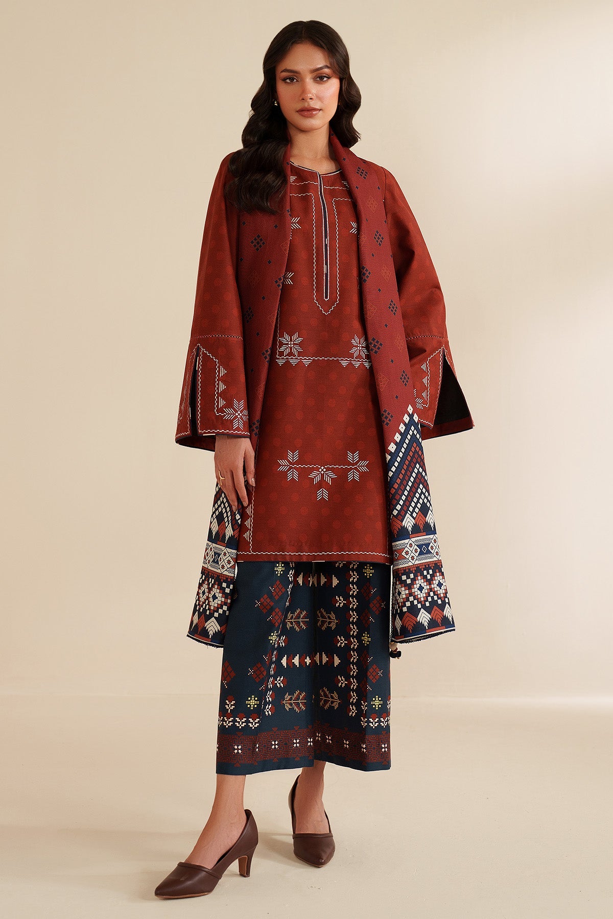Embroidered Premium Viscose Uw-0194
