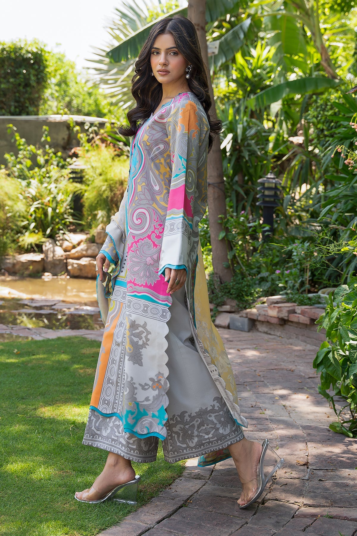 3-PC Unstitched Printed Lawn C-Print Vol 4 CP6-28