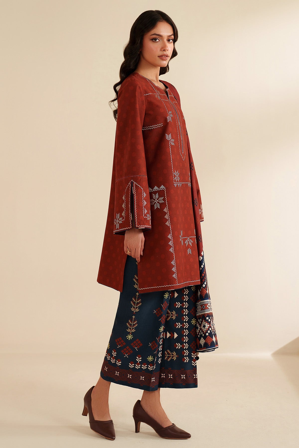 Embroidered Premium Viscose Uw-0194