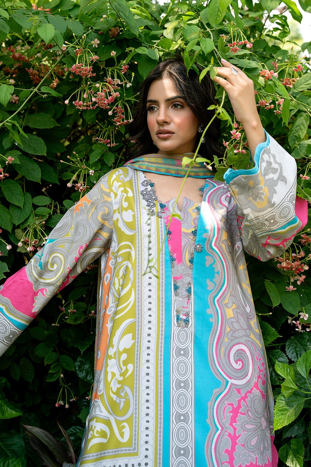 3-PC Unstitched Printed Lawn C-Print Vol 4 CP6-28