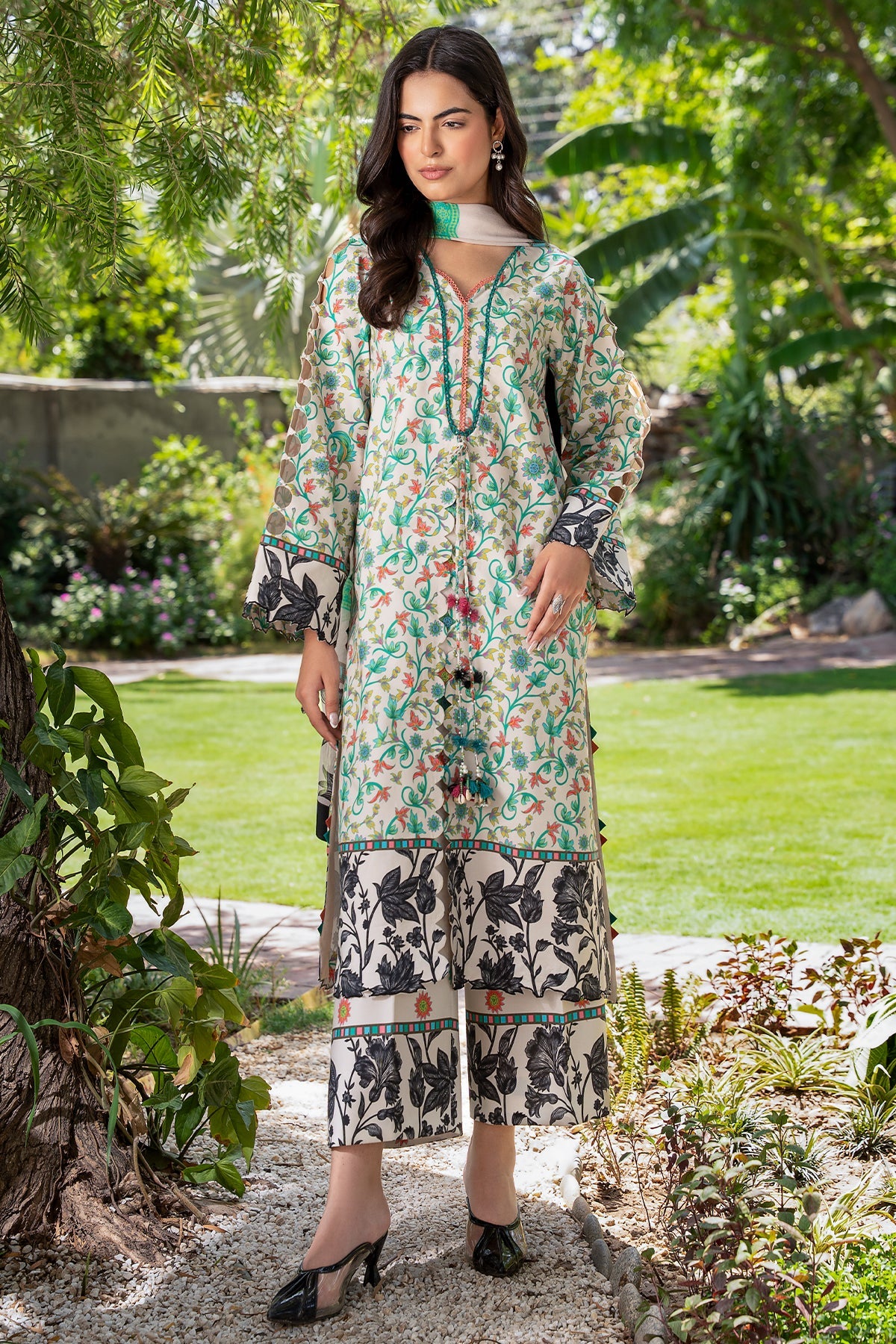 3-PC Unstitched Printed Lawn C-Print Vol 3 CP6-27