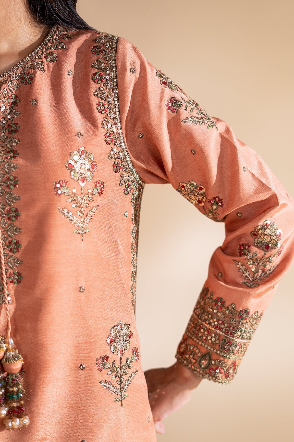 3-PC Stitched Embroidered CMA-6-400