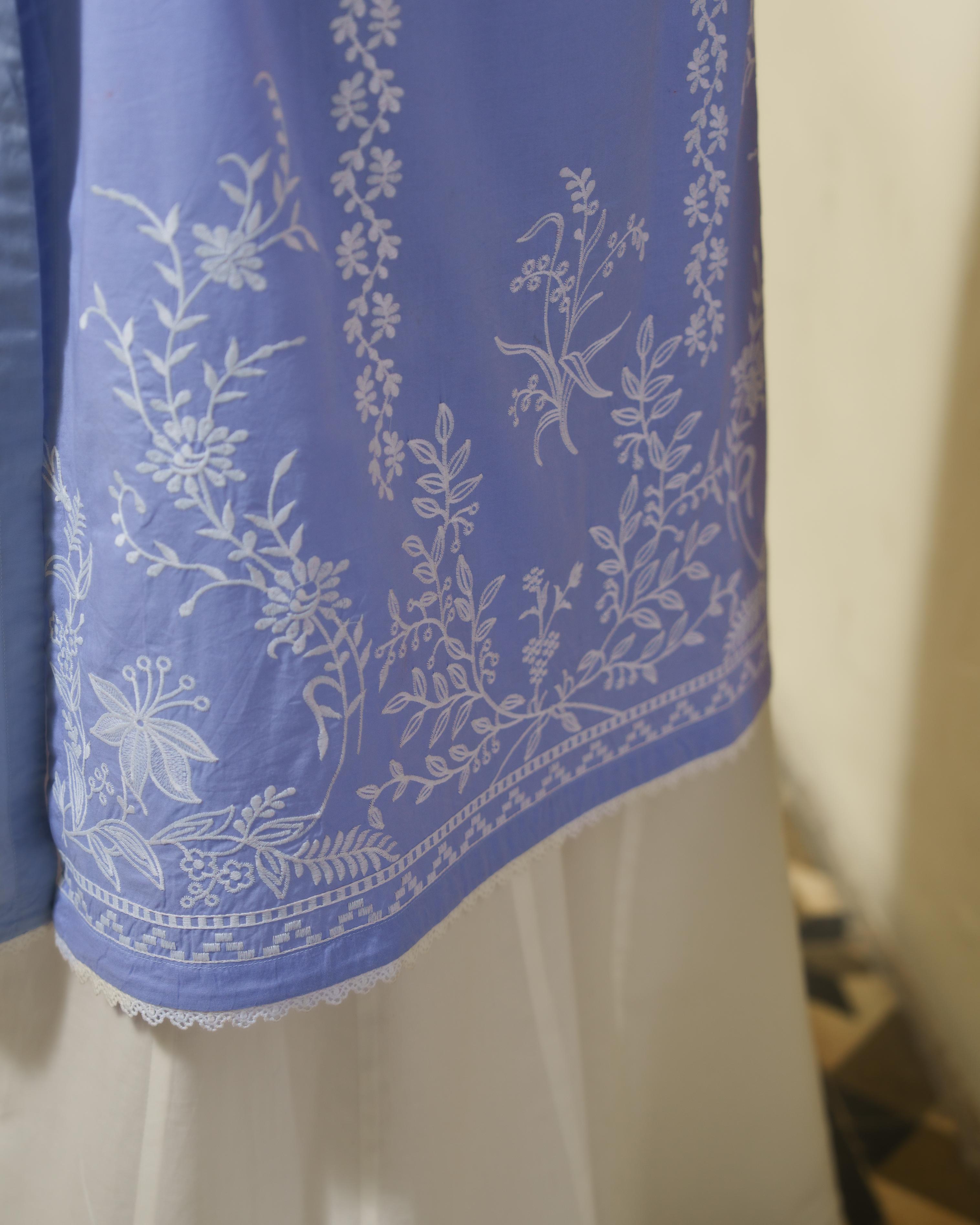 SEYA - Lilac Embroidered Kurta