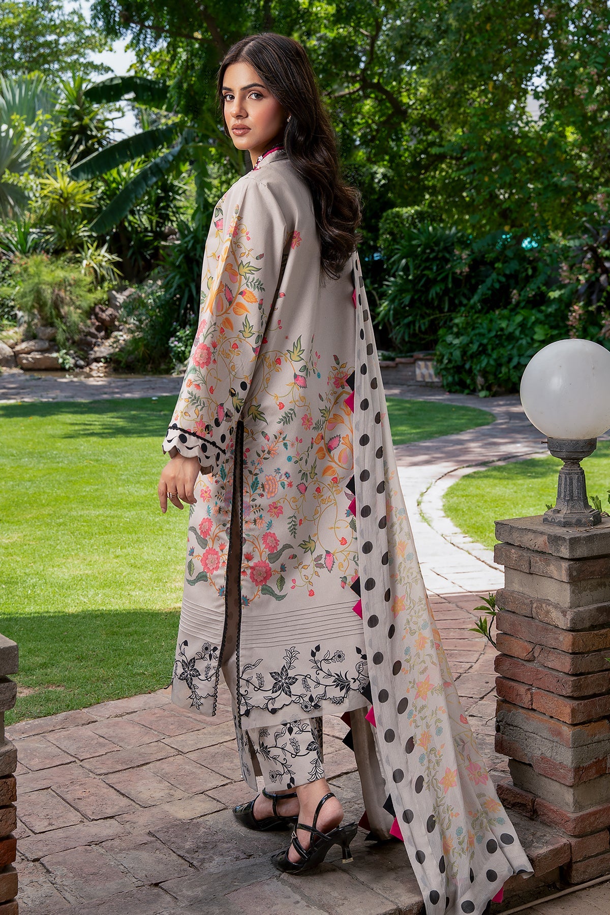3-PC Stitched Printed Lawn C-Print Vol 3 CP6-25P