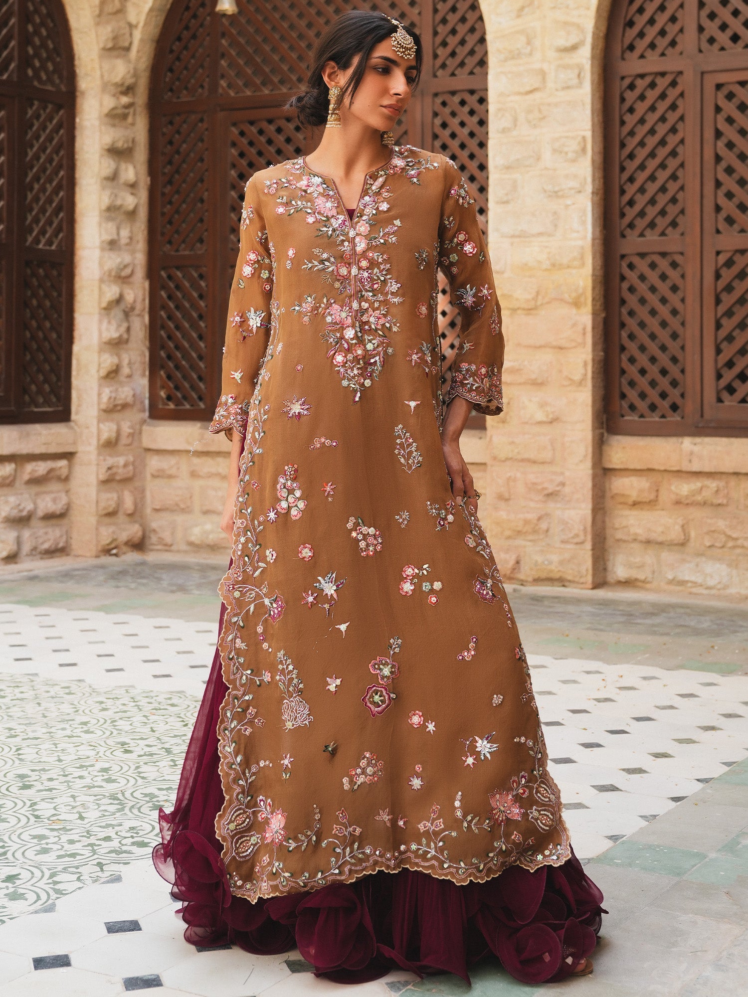 SIDE SLIT & SWIRLY LEHENGA