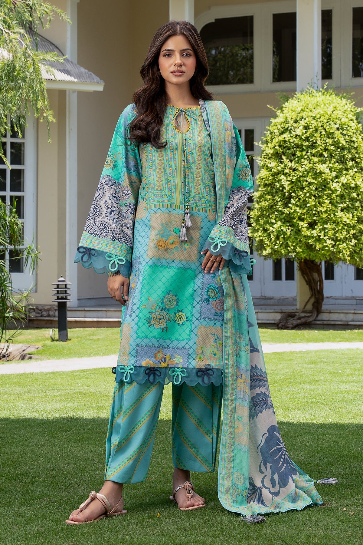 3-PC Unstitched Printed Lawn C-Print Vol 4 CP6-31