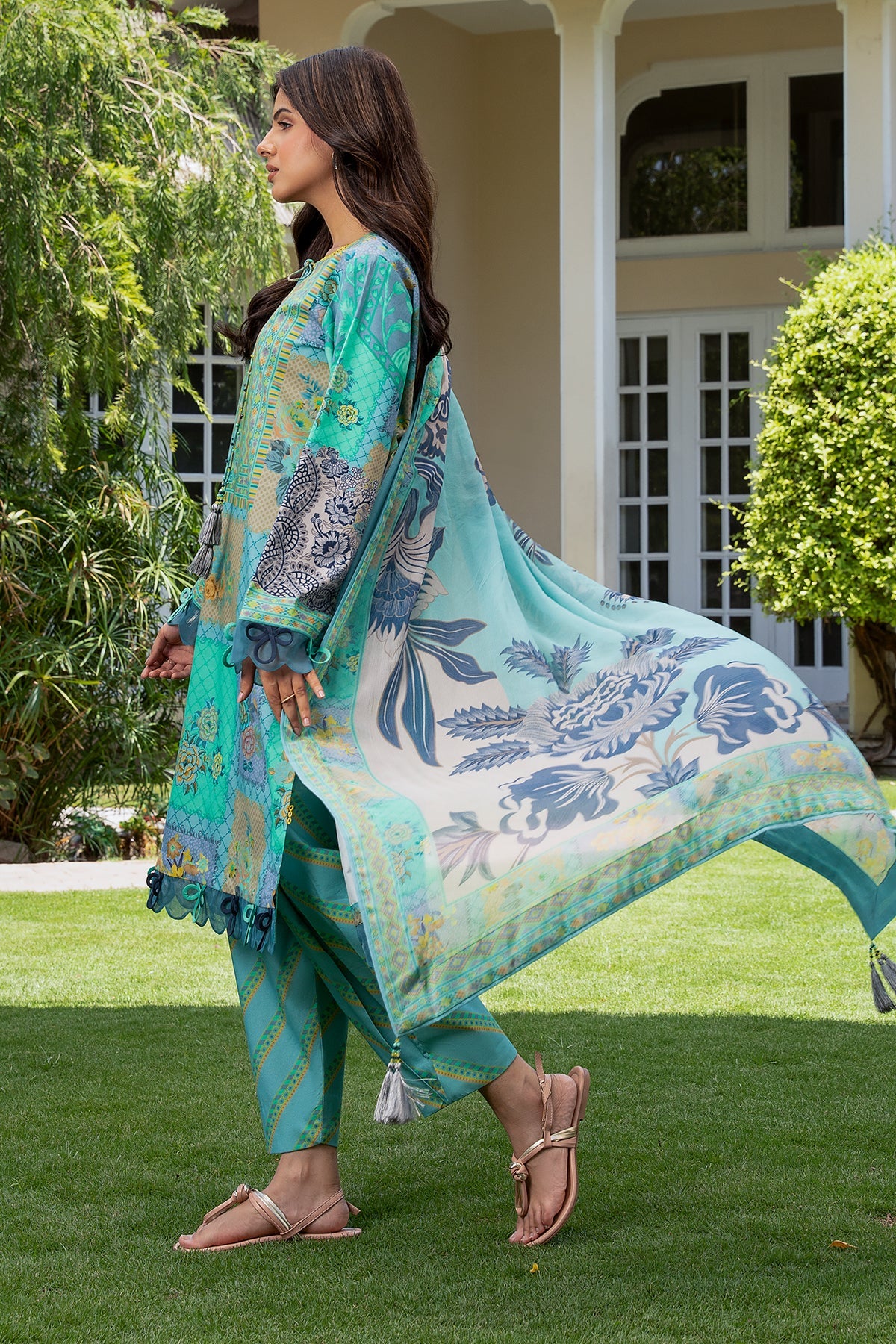 3-PC Unstitched Printed Lawn C-Print Vol 4 CP6-31