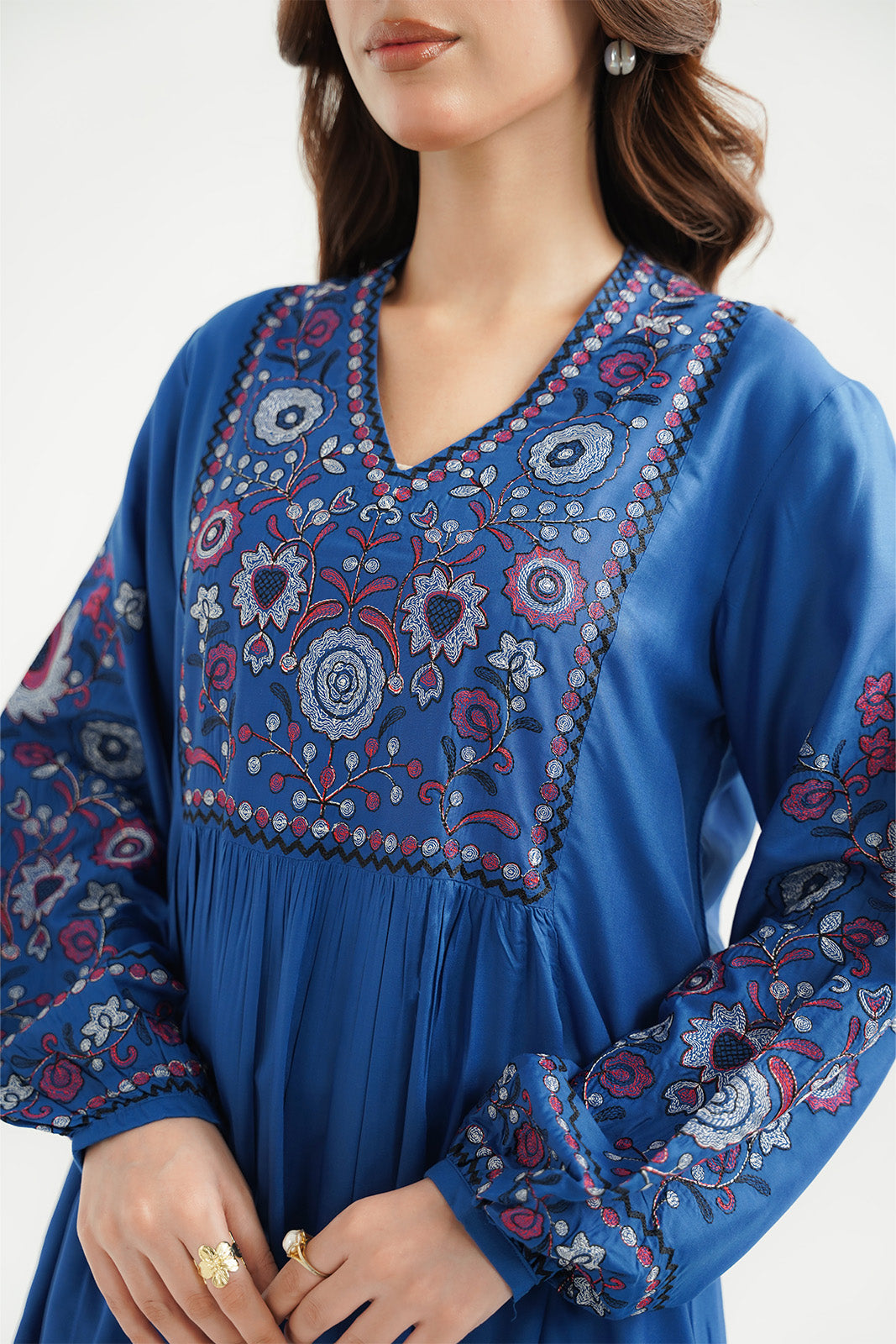 1 Piece Arbi Lawn Embroidered Suit (CF0197)