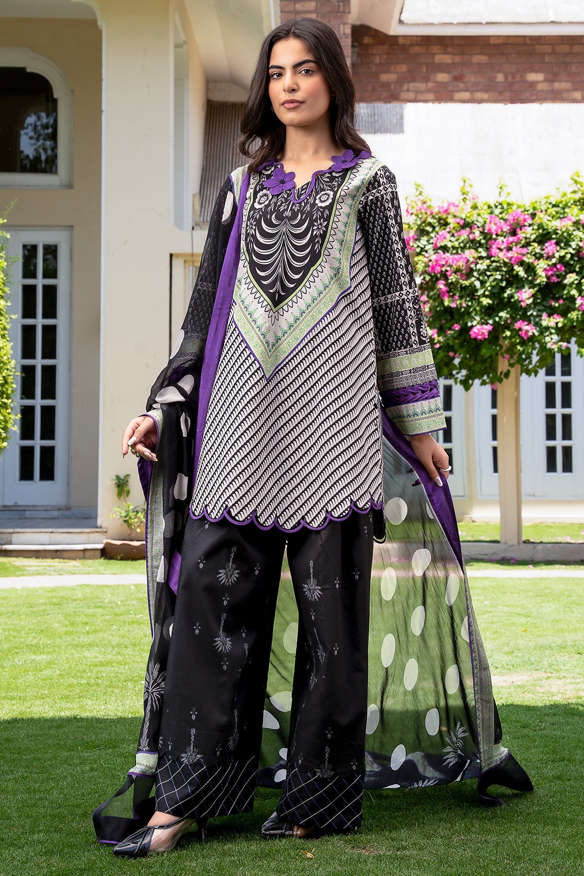 3-PC Unstitched Printed Lawn C-Print Vol 3 CP6-24