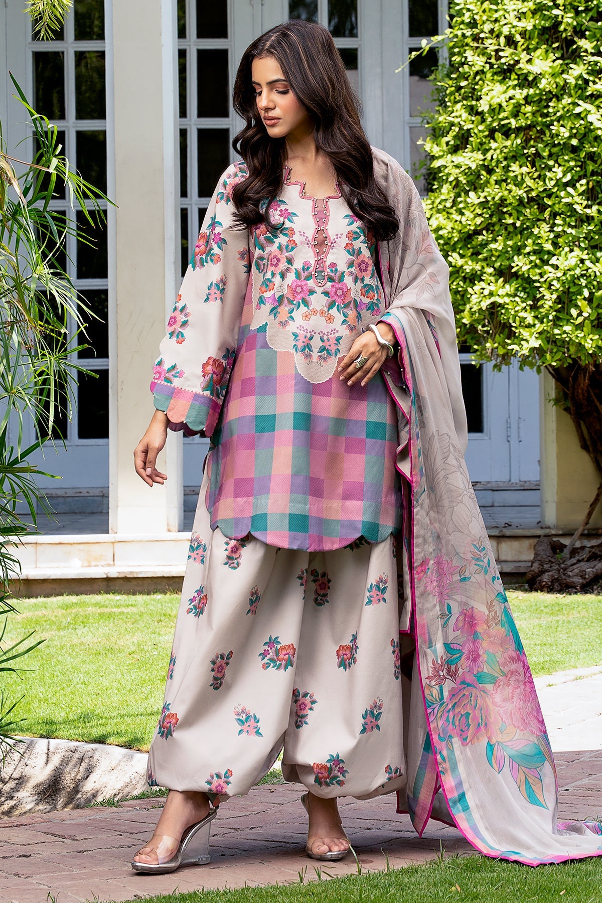 3-PC Unstitched Printed Lawn C-Print Vol 3 CP6-23