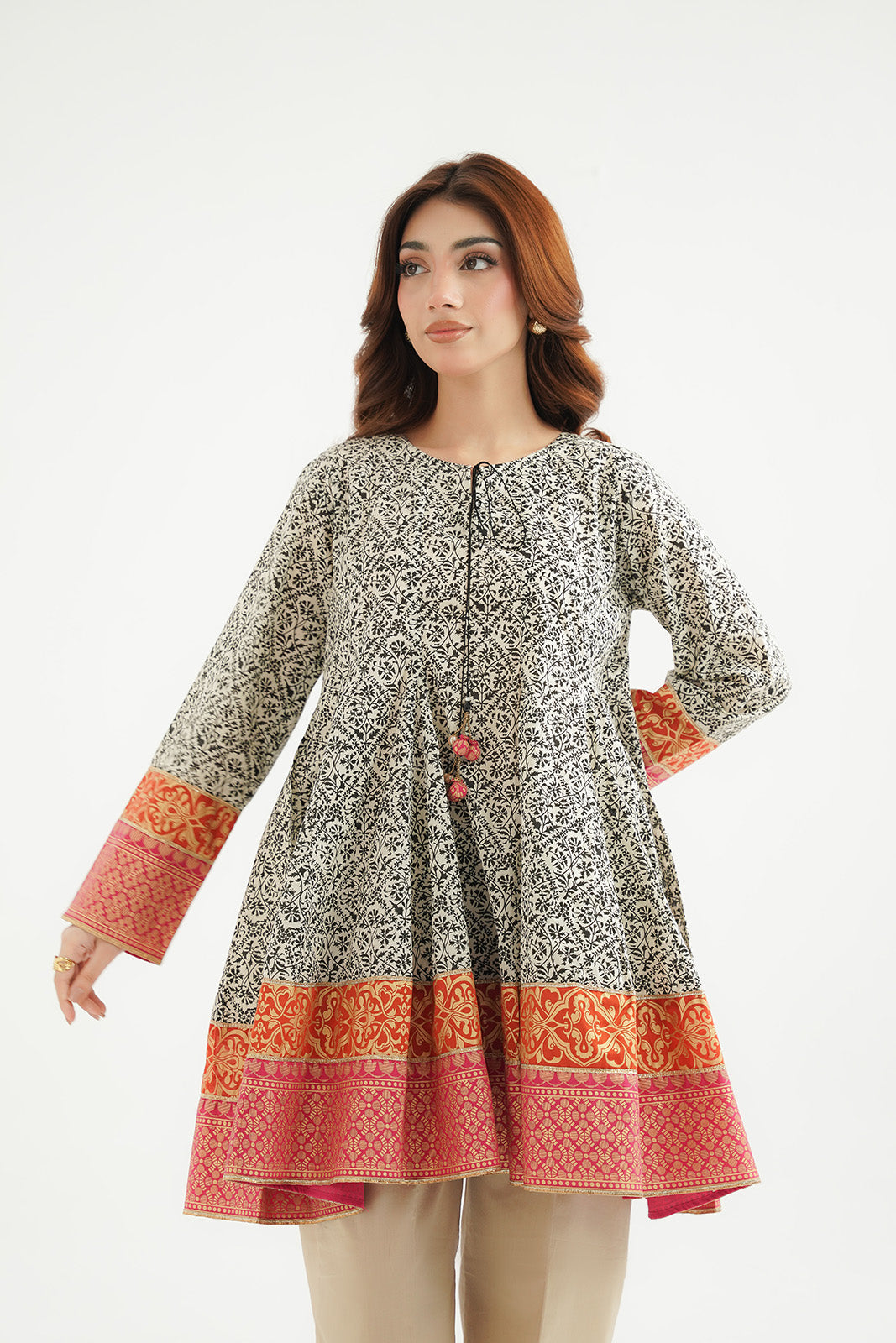 1 Piece Printed Lawn Printed Frock (CP0445)