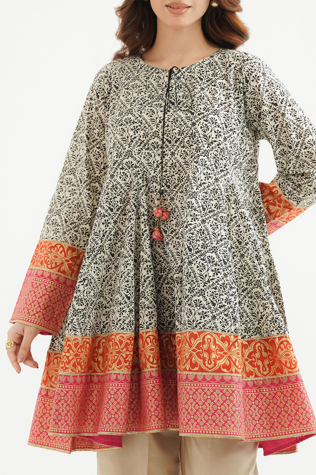 1 Piece Printed Lawn Printed Frock (CP0445)
