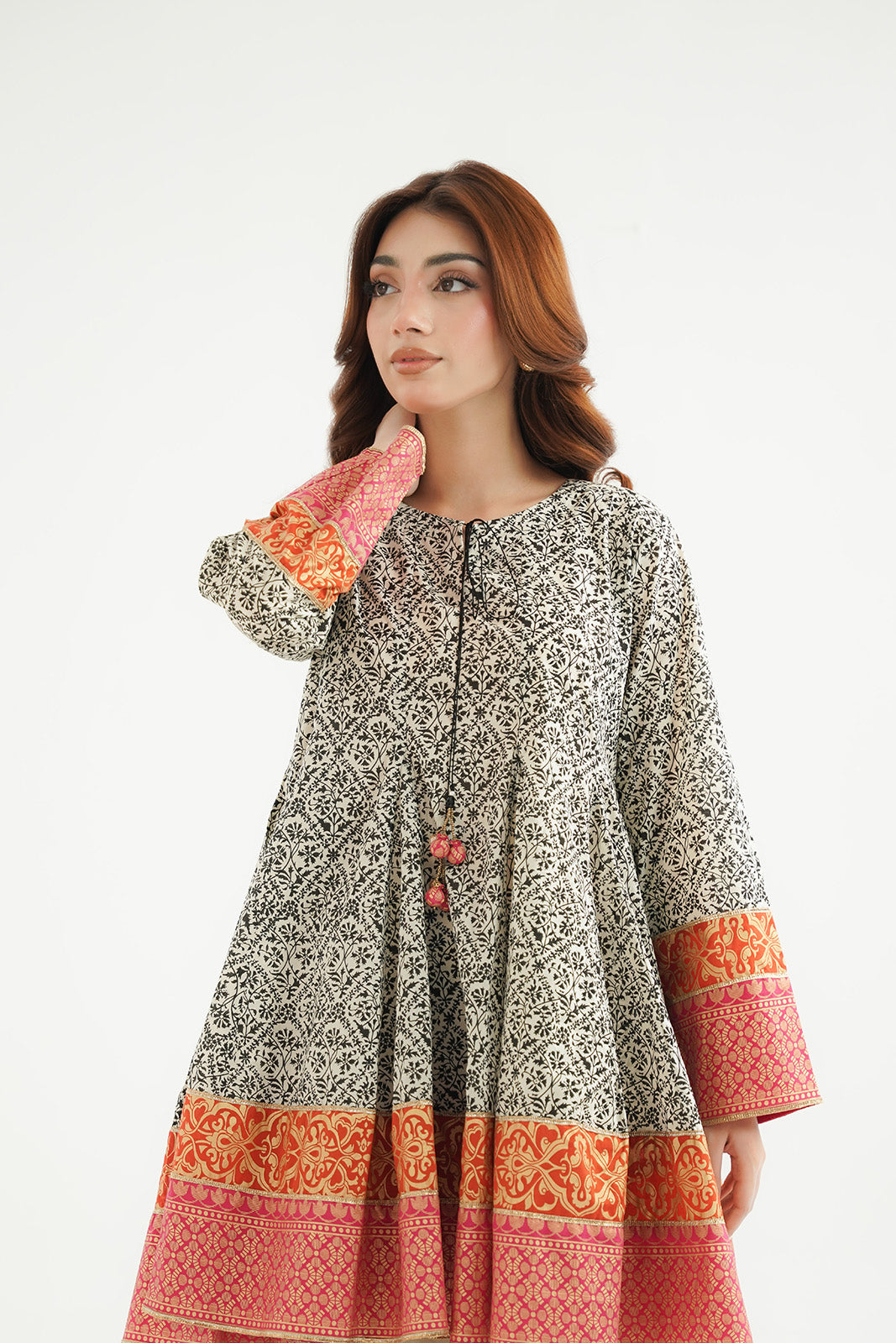 1 Piece Printed Lawn Printed Frock (CP0445)