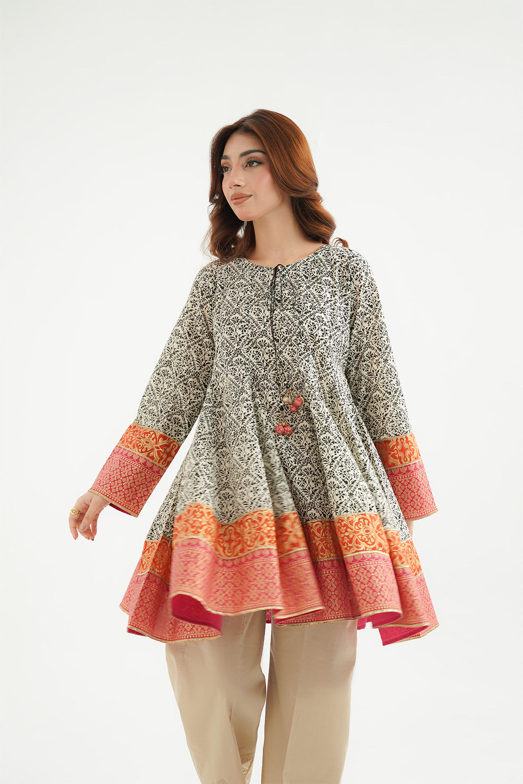 1 Piece Printed Lawn Printed Frock (CP0445)