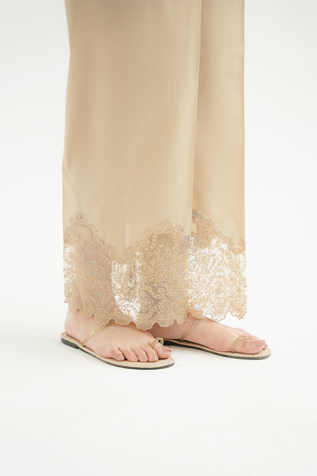 1 Piece Cambric Embroidered Culottes (CB0030)