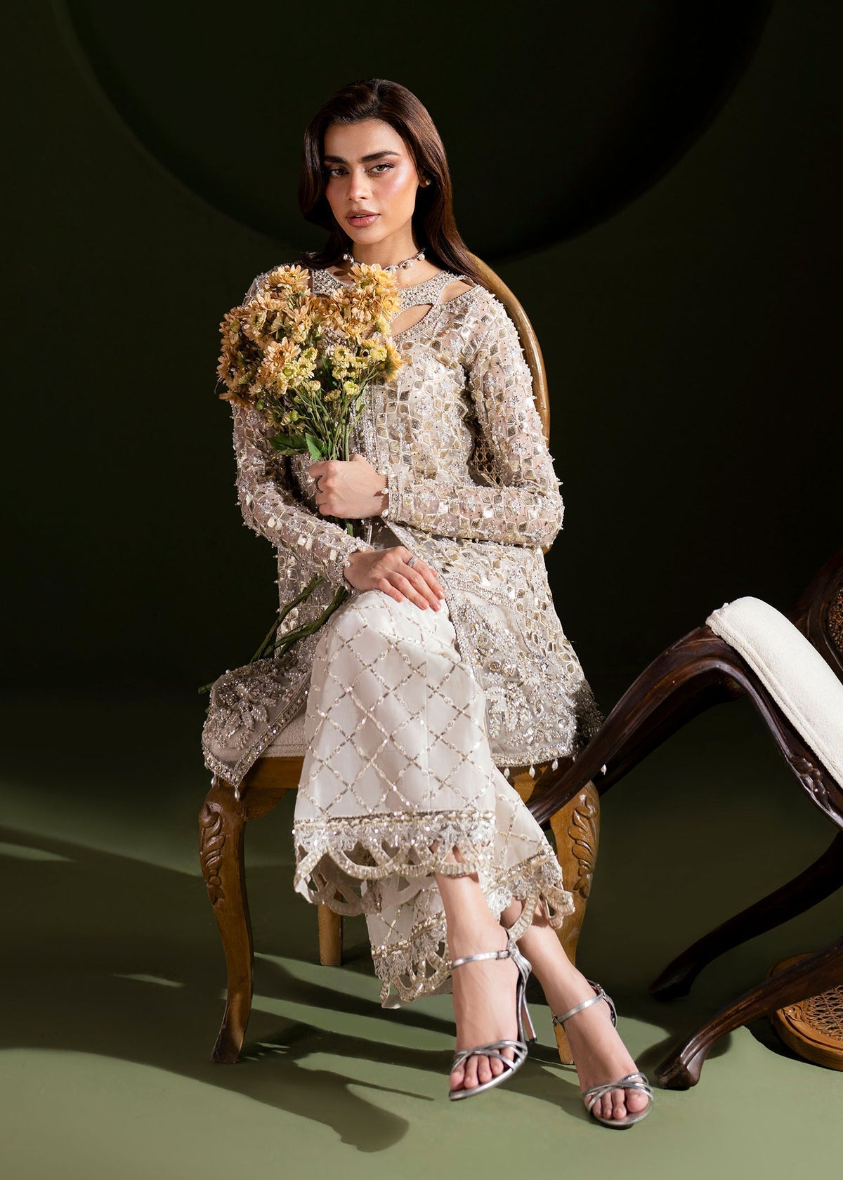 Lenore Style — Mairaz White Three-Piece Suit