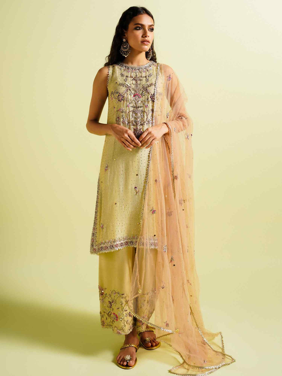 Natasha, Izaar & Dupatta - BD798
