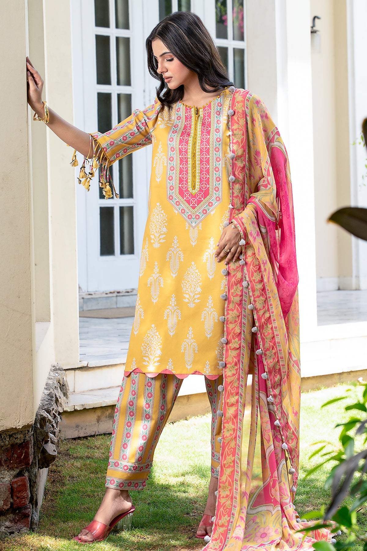 3-PC Unstitched Printed Lawn C-Print Vol 3 CP6-26