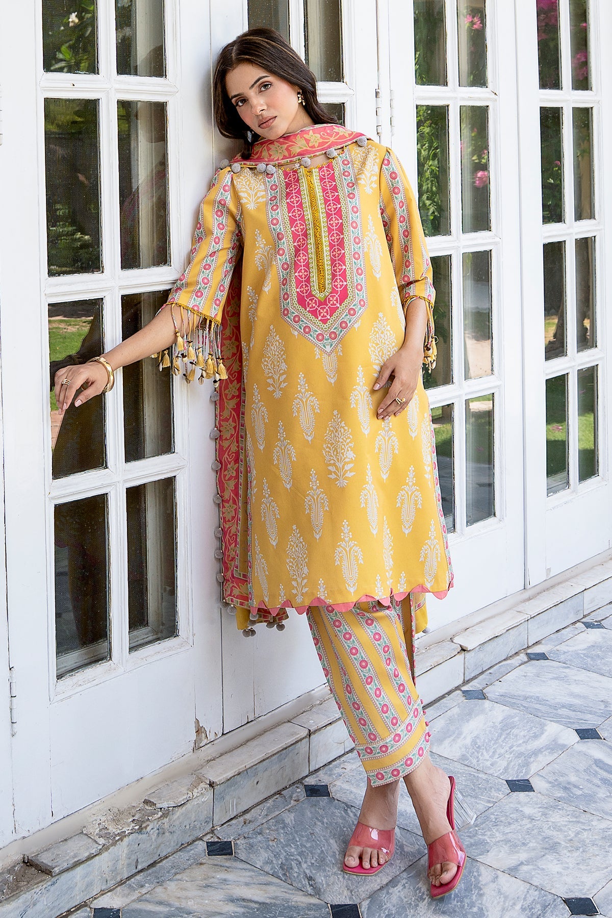 3-PC Unstitched Printed Lawn C-Print Vol 3 CP6-26