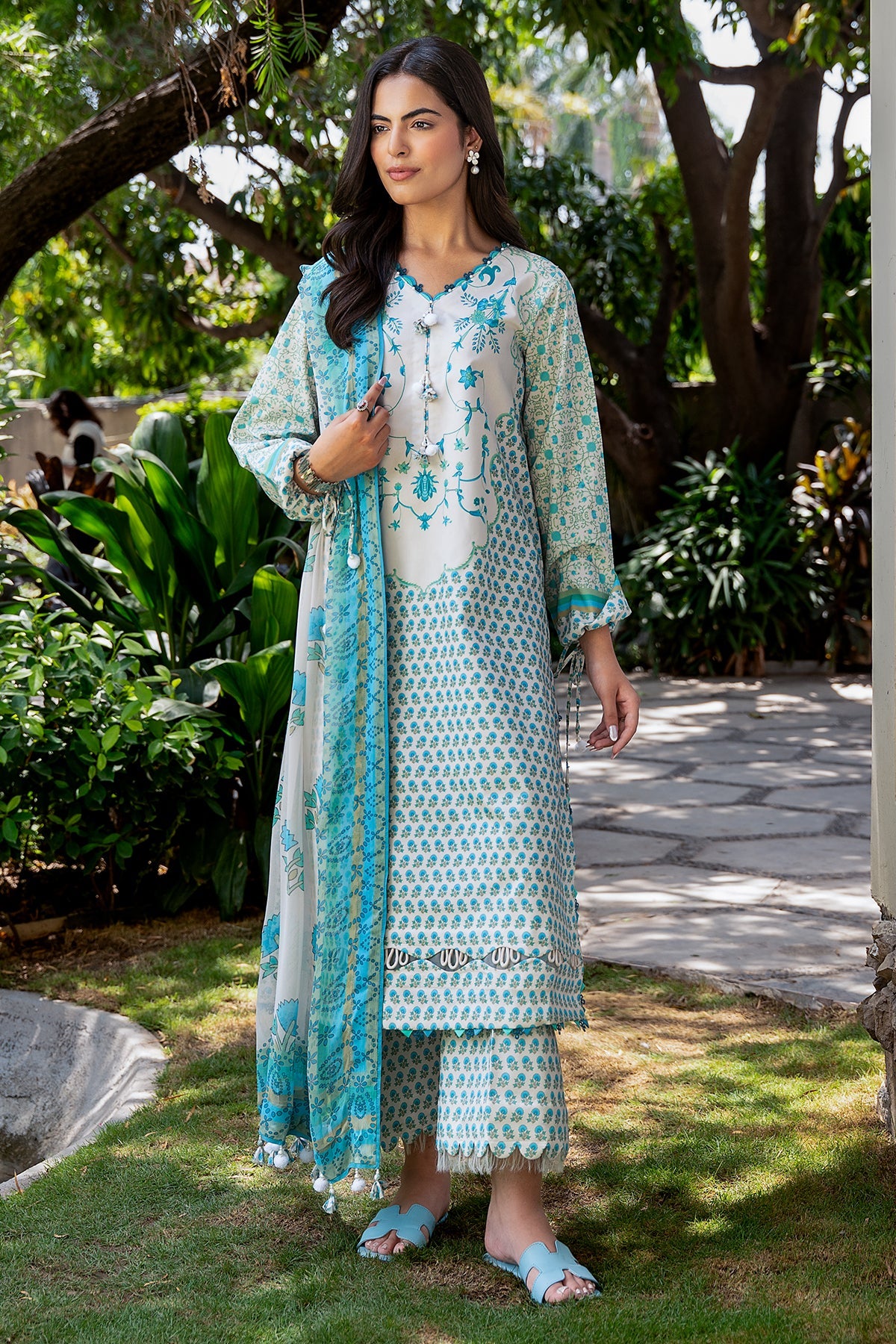 3-PC Unstitched Printed Lawn C-Print Vol 4 CP6-34