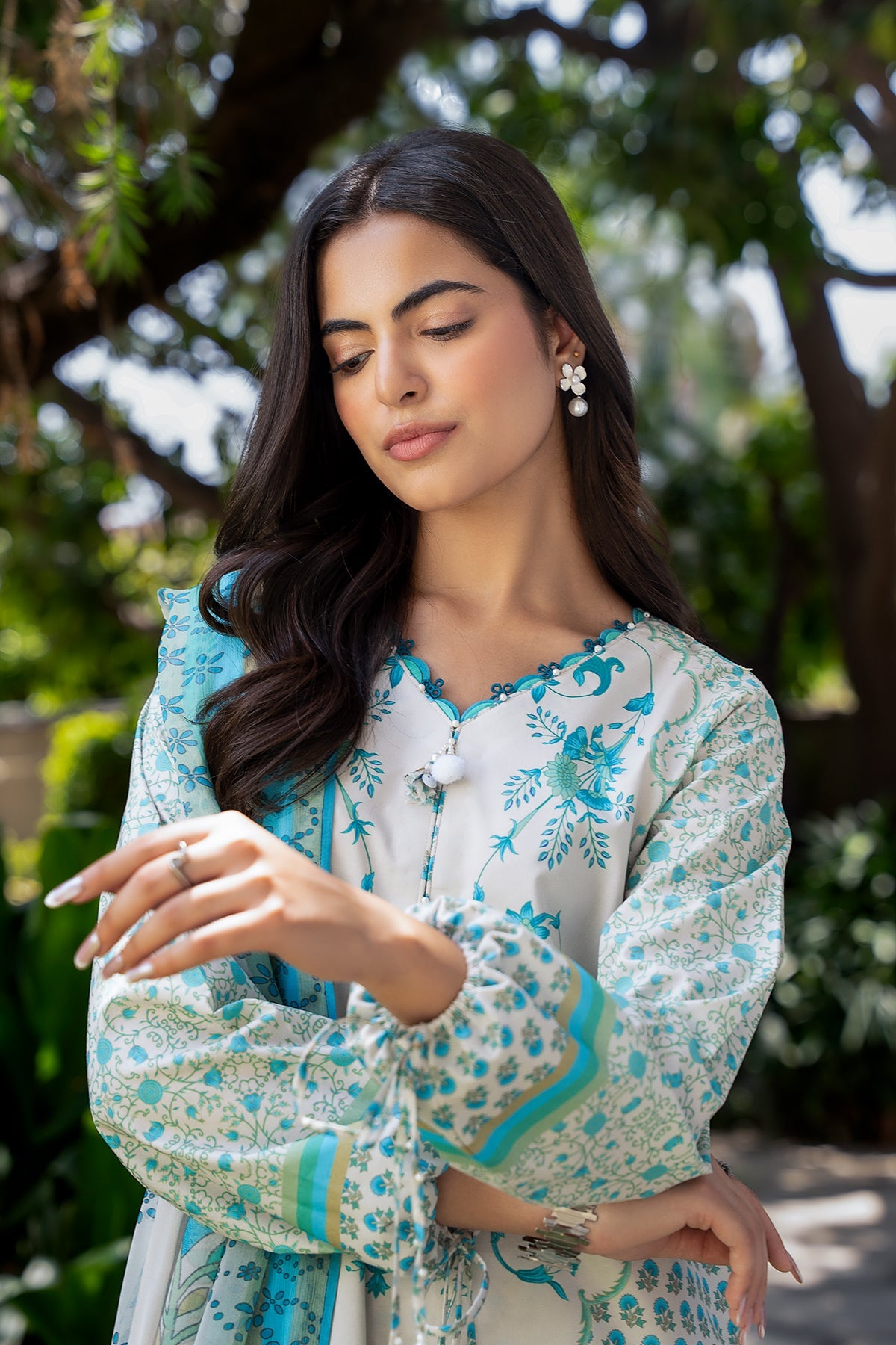 3-PC Unstitched Printed Lawn C-Print Vol 4 CP6-34