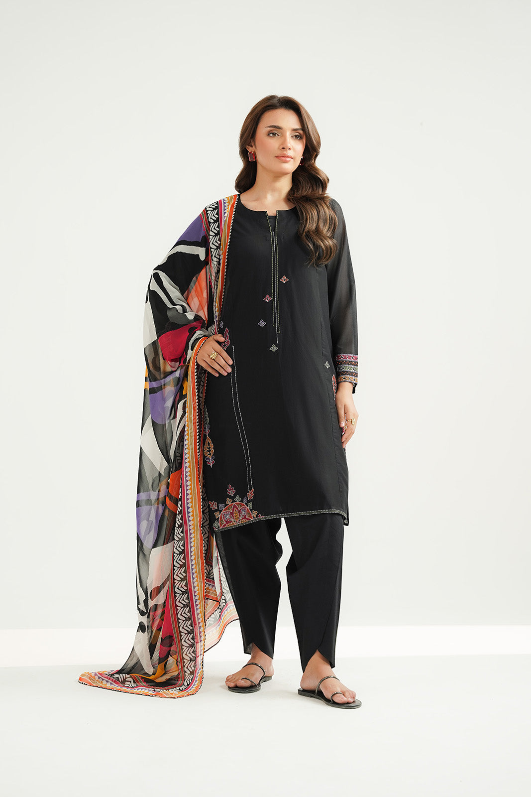 3 Piece Lawn Embroidered Suit (CS0510)