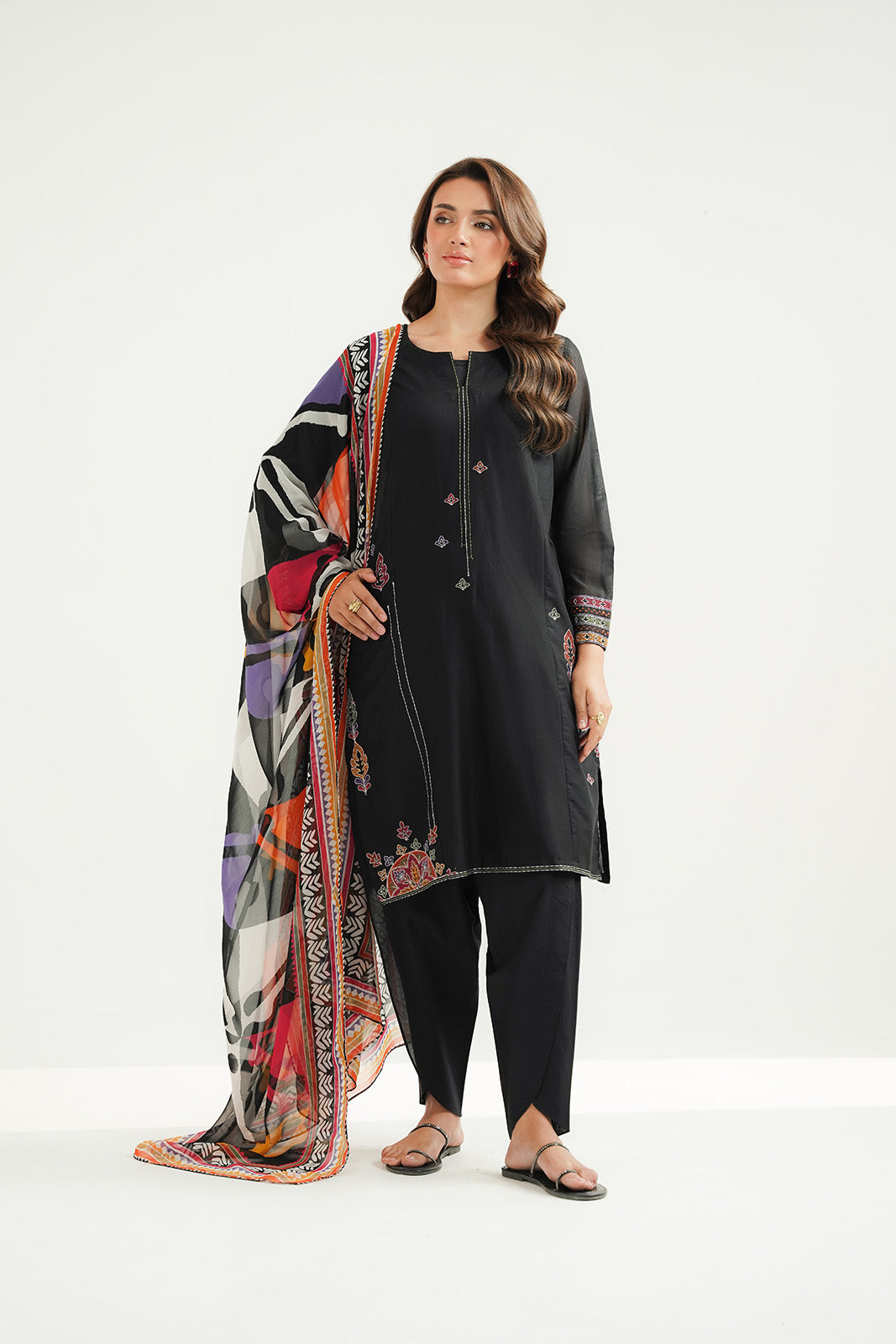 3 Piece Lawn Embroidered Suit (CS0510)