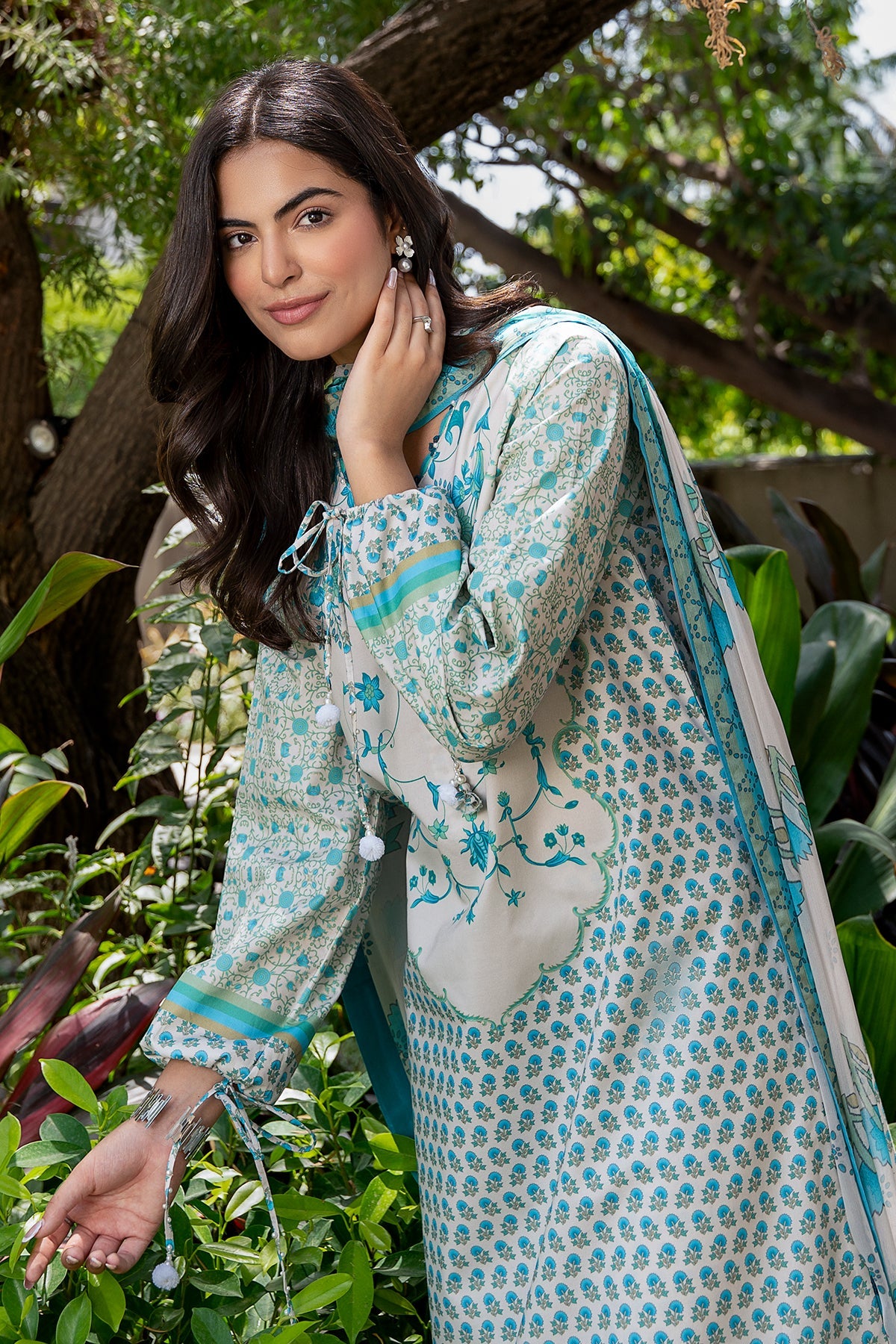 3-PC Unstitched Printed Lawn C-Print Vol 4 CP6-34