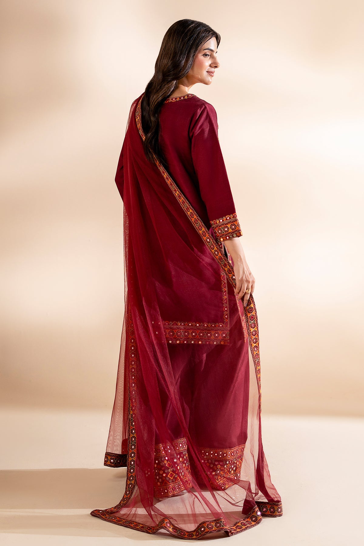 3-PC Stitched Embroidered CMA-6-335