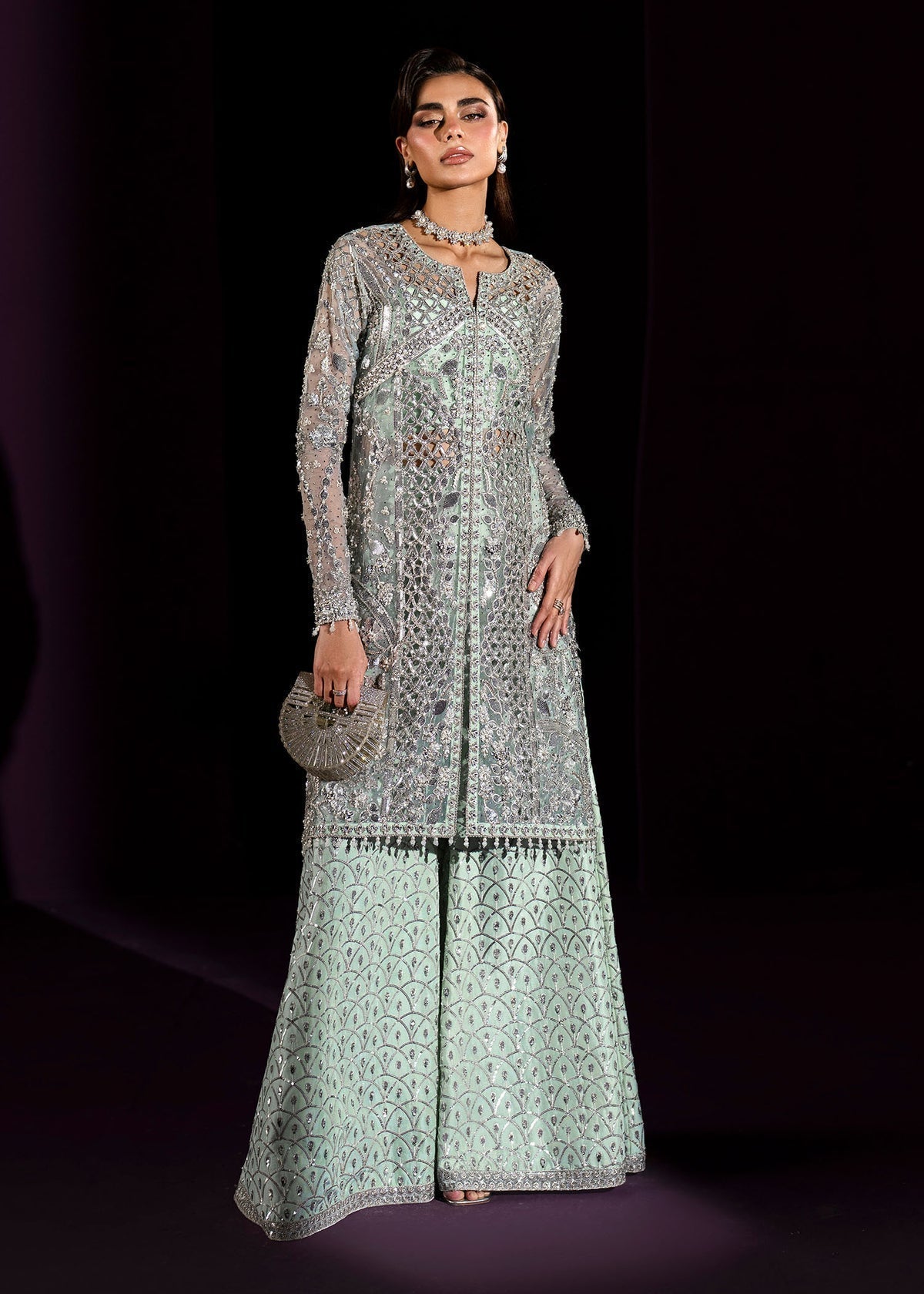 Nyah Style — Mairaz Turquoise Three-Piece Suit