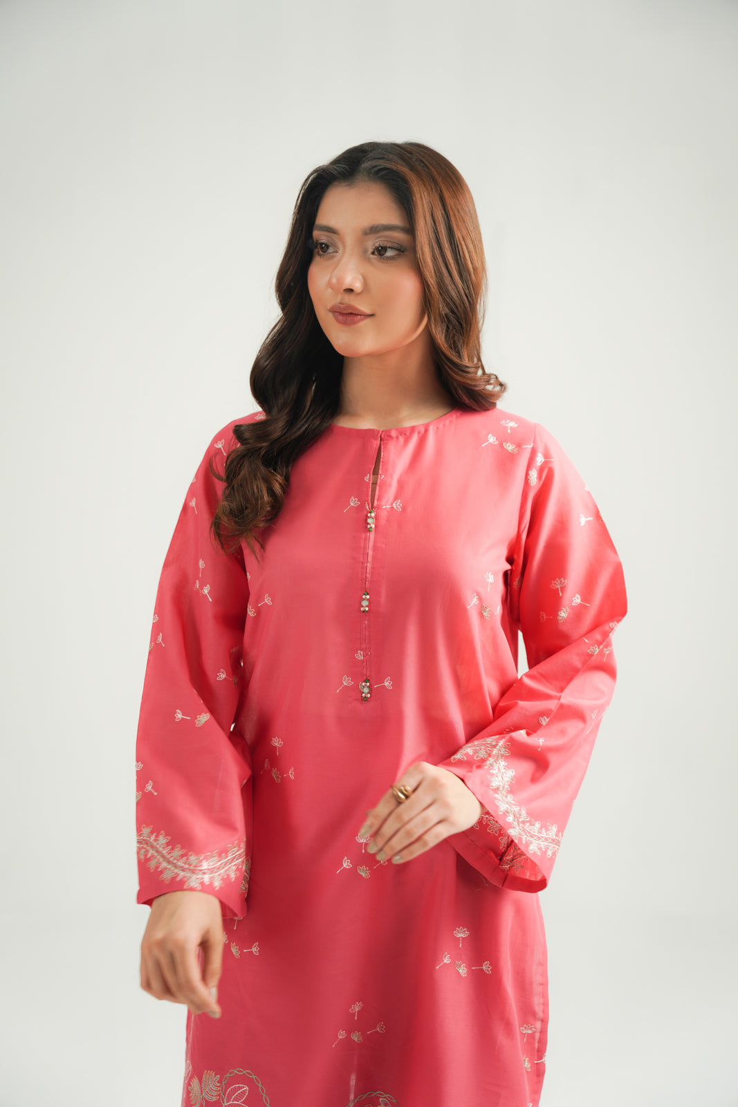 2 Piece Lawn Embroidered Suit (CP0498)